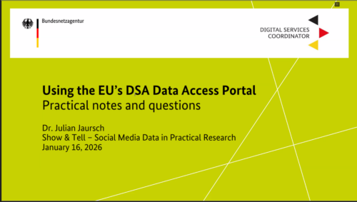 Featured image for blog entry Applications via the EU’s DSA Data Access Portal: An Introduction