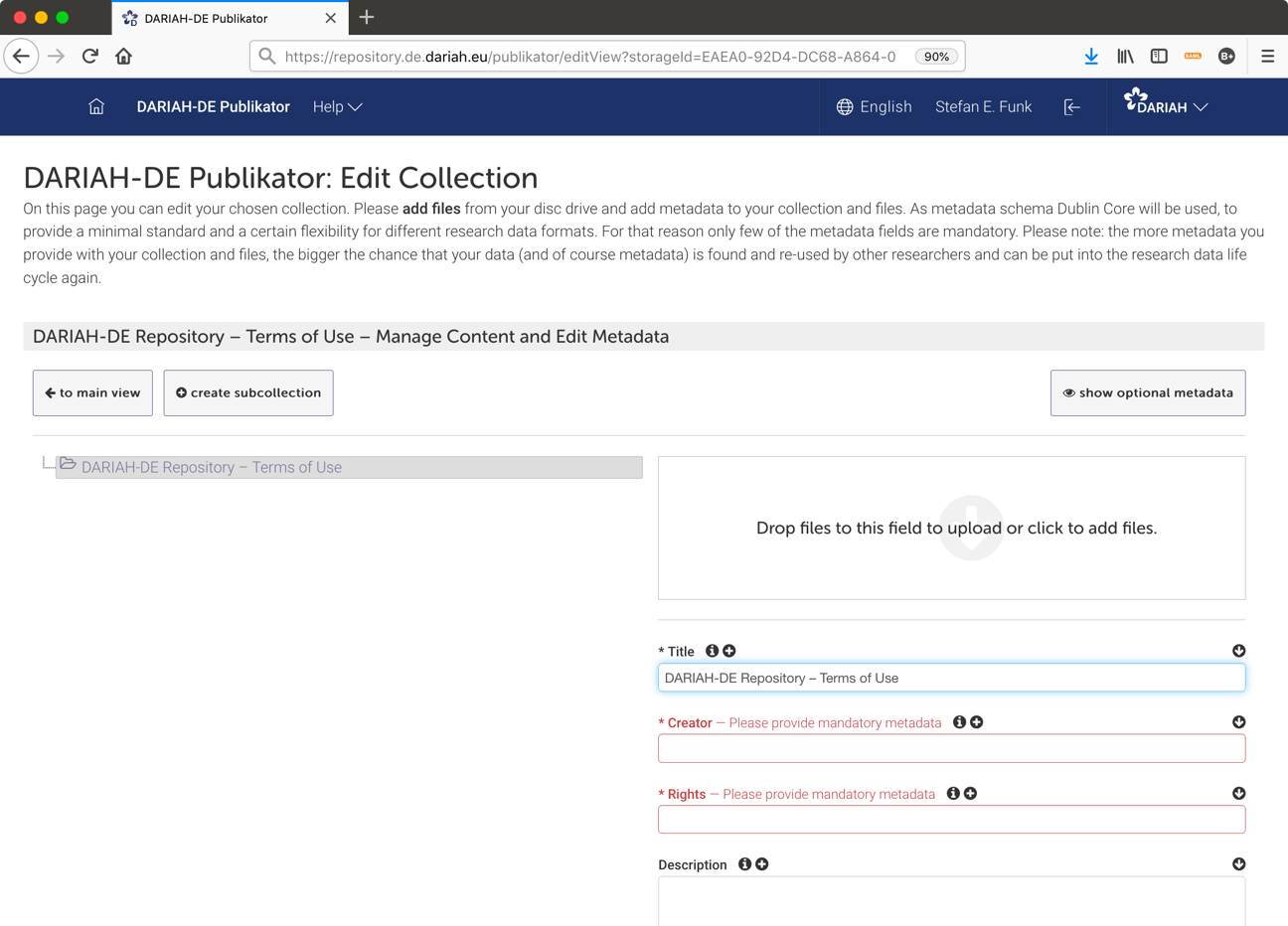 Thumbnail for service DARIAH-DE Publikator