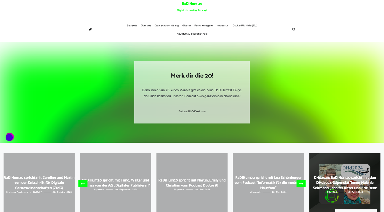 Thumbnail for training material RaDiHum20